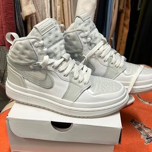 New Air Jordan 1 Acclimate 'White Grey  limited edition